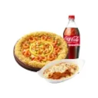 피자헛 더블 쉬림프 크런치 오리지널L+리치치즈파스타+콜라 1.25L