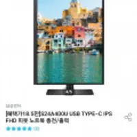 삼성전자 24인치 IPS FHD S24A400 USB TYPE-C 모니터