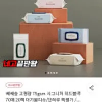 베베숲 고평량 75gsm 시그니처 위드블루 70매 20팩