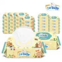 아이러브베베 아이보리 72매 20팩 캡형+아이보리 12팩 휴대용 아기 물티슈