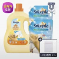 스너글 섬유유연제 4L + 2.6L 2개 +세탁망 증정