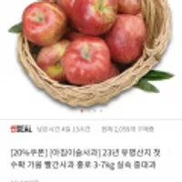 아침이슬사과 첫수확 가을 홍로사과 3kg 실속 중대과
