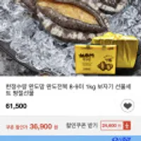 한정수량 완도맘 완도전복 8-9미 1kg 선물세트
