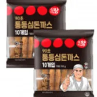 식자재왕 튀겨나온 통등심 돈까스1.5kgx2봉(20개)