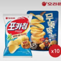 오리온 통크, 포카칩+무뚝뚝, 스윙칩+썬, 찍먹나쵸+포카칩, 무뚝뚝감자칩 