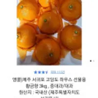 제주 서귀포 고당도 하우스 선물용 중대과
