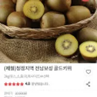 (제철)청정지역 전남보성 골드키위