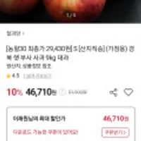 산지직송 가정용 경북 햇부사사과 9Kg 또 뜸