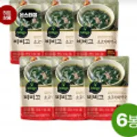 비비고 미역국 500g 6봉 / 비비고 사골곰탕 500g 18봉