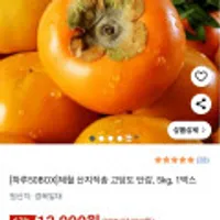 제철 산지직송 고당도 단감 5kg