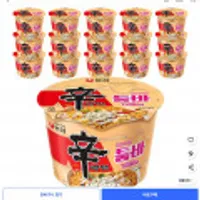 신라면 툼바 큰사발면 113g, 16개