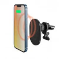 맥세이프 마그네틱 차량용 고속 무선 충전기 블랙