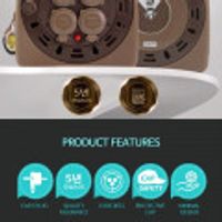 러그박스 가정용 캠핑용 릴선 3구 케이블릴