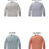 폴햄 남여 간절기 더블니트 맨투맨 5종 택1