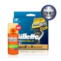 질레트 2024 프로쉴드 옐로우 면도날 8입 + 미니젤 증정
