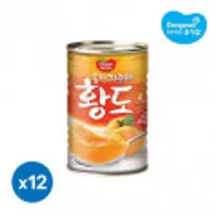 동원 지중해 복숭아 황도 슬라이스 410g 12캔