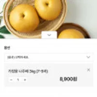 나주배 가정용 3kg (7-9과)