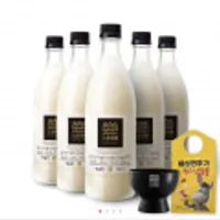 배상면주가 느린마을막걸리 750ml x 5입 (믹스넛땅콩 + 전용잔 증정)