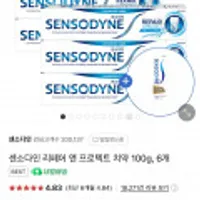 센소다인 리페어 앤 프로텍트 치약 100g, 6개