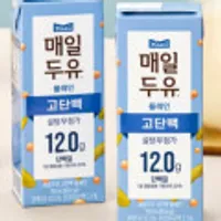 매일두유 고단백 플레인 190ml 24팩