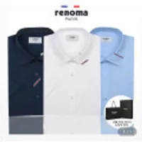 레노마 반소매 스판 드레스셔츠