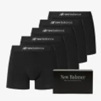 뉴발란스 MEN 코어 모달 드로즈 블랙 5PACK