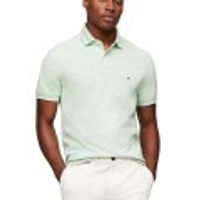 타미힐피거 신축성 있는 남성용 반소매 피케 티셔츠