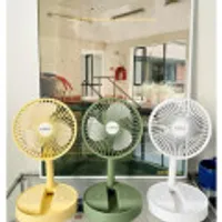 무선 레트로 탁상용 선풍기 접이식