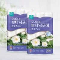 모나리자 천연펄프 보타닉포레 순수 3겹 27M 30롤 2개