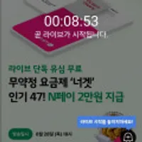 너겟 47 요금제 유심 무료, 고속 충전기, 뿌링클 추가 증정