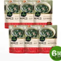 비비고 미역국 500g 6봉