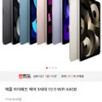 애플 아이패드 에어 5세대 10.9 WiFi 64GB