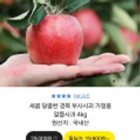 경북 부사사과 가정용 알뜰사과 4kg