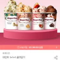 하겐다즈 파인트 1+1+1 총 3개 골라담기
