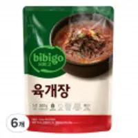 비비고 육개장, 500g, 6개