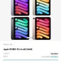 Apple 아이패드 미니 6 wifi 256GB