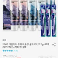 애경 2080 히말라야 퓨어 마운틴 솔트 치약 120g 12개