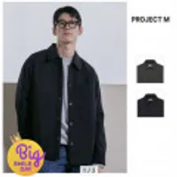 프로젝트엠 남성 오버핏 셔츠자켓