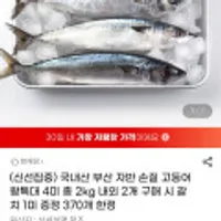 국내산 부산 자반 손질 고등어 왕특대 4미