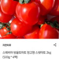 스테비아 방울토마토 망고향 스윗마토 500g 4팩