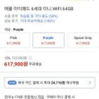 아이패드 미니 6세대 와이파이 64기가