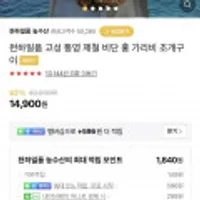 고성 통영 제철 비단 홍 가리비 조개구이 2KG