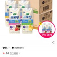 셀렉스 프로핏 드링크 완전단백질 4종 모카초콜릿/밀크바닐라/바나나/딸기초코 250ml 36입+딸기초코 2입 추가 증정