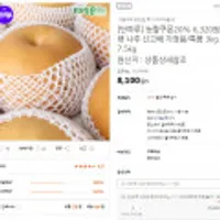 23년 햇 나주 신고배 못난이 3kg