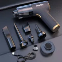 Itutn 충전식 차량용 무선 초경량 에어건 청소기+에어펌프+진공기 3in1 4500PA 흡력4000mah해파 필터 내장