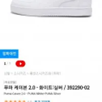 푸마 케이븐 2.0 - 화이트:실버