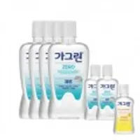 g라이브 동아제약 가그린 제로 820ml 4개 + 250ml 2개 + 가그린 유자민트 100ml 1개 증정 u클