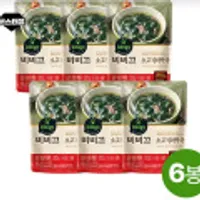 비비고 미역국 500g 6봉