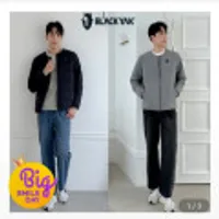 블랙야크 남성 데일리 라운드넥 구스다운 L루나U넥다운자켓