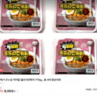 (1+3) 럭히밥 울트라면볶이 770g , 총 4개 점보라면
